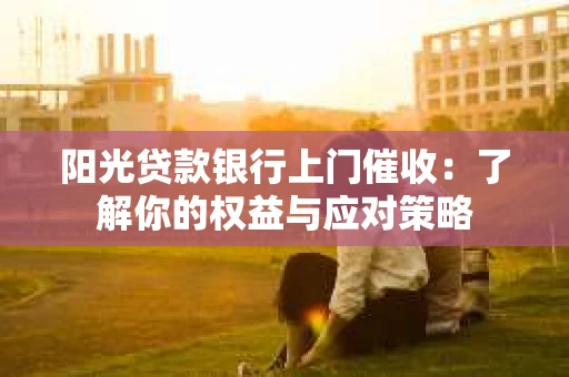 阳光贷款银行上门催收：了解你的权益与应对策略