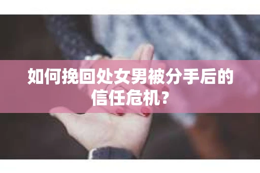 如何挽回处女男被分手后的信任危机? 如何挽回处女男被分手后的信任危机?